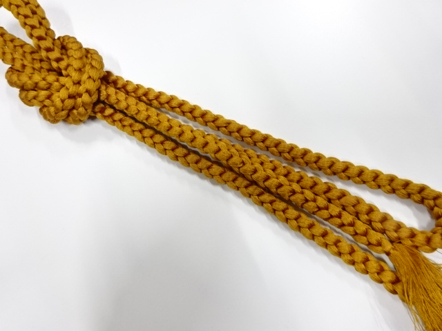 正絹　手組帯締め